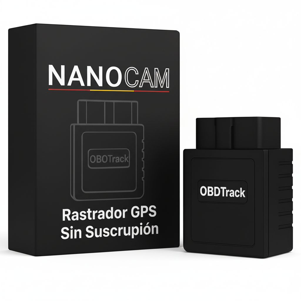 NANOCAM™ – Rastreador GPS para Automóvil Sin Suscripción, Seguimiento en Tiempo Real
