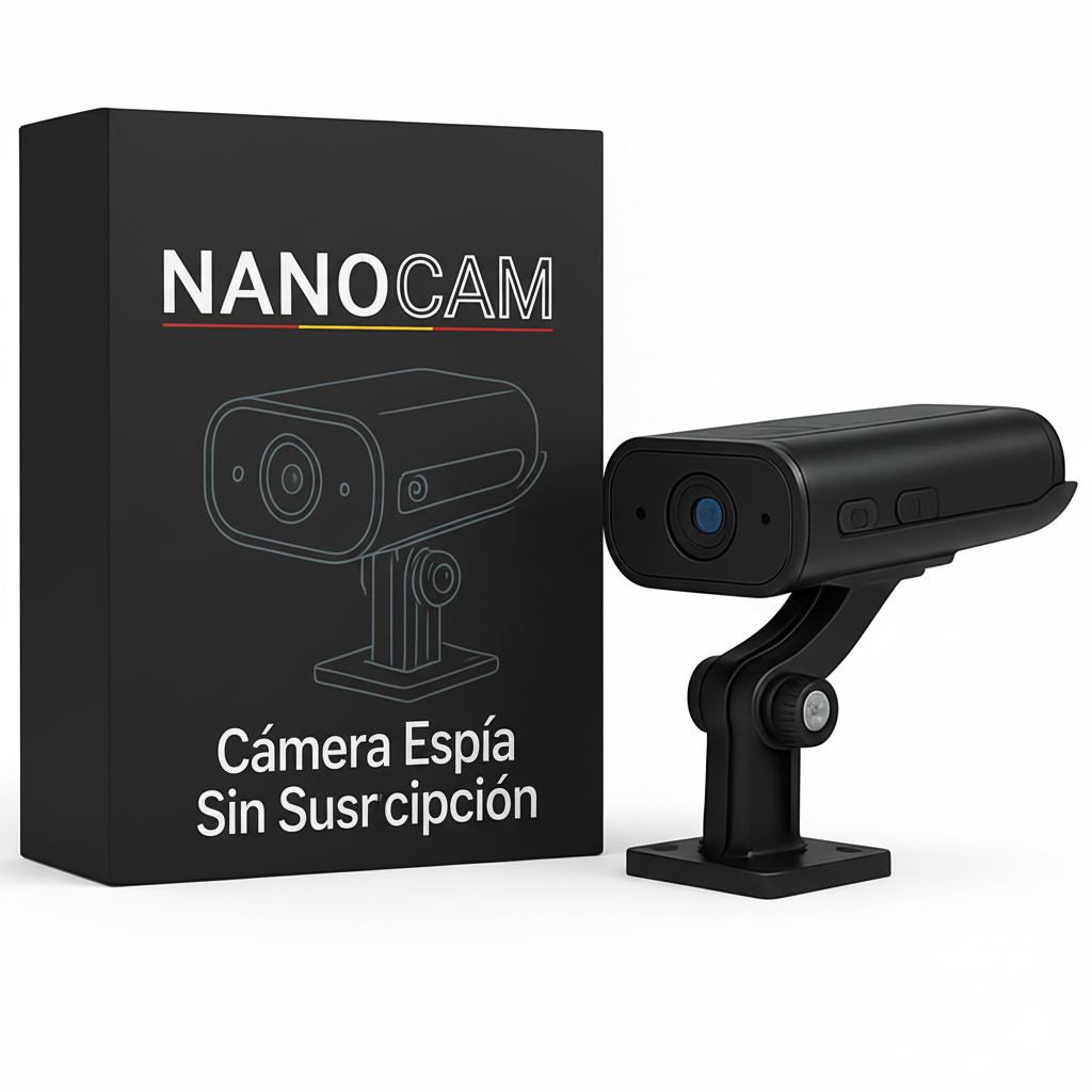 NANOCAM™ – Cámara de Vigilancia Inalámbrica 1080p con Visión Nocturna y Detección de Movimiento