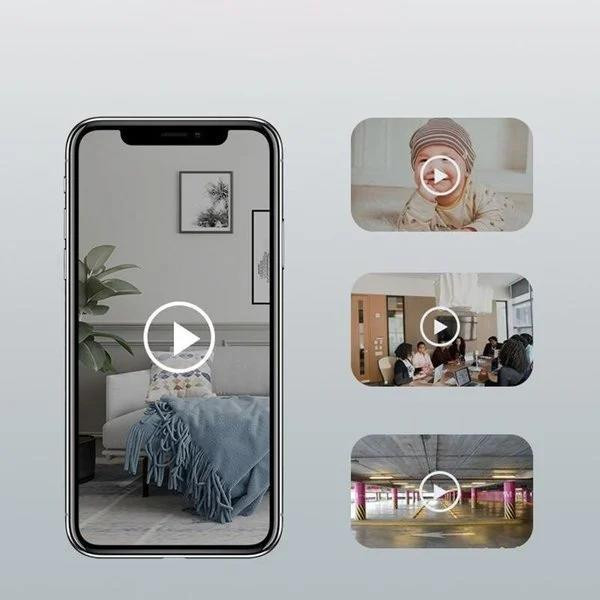 NANOCAM™ – Cámara de Vigilancia Inalámbrica 1080p con Visión Nocturna y Detección de Movimiento