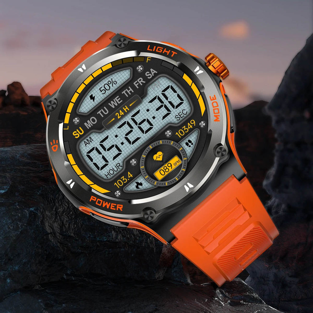 NANOCAM™ – Reloj Inteligente para Hombre con Pantalla HD y Brújula Integrada