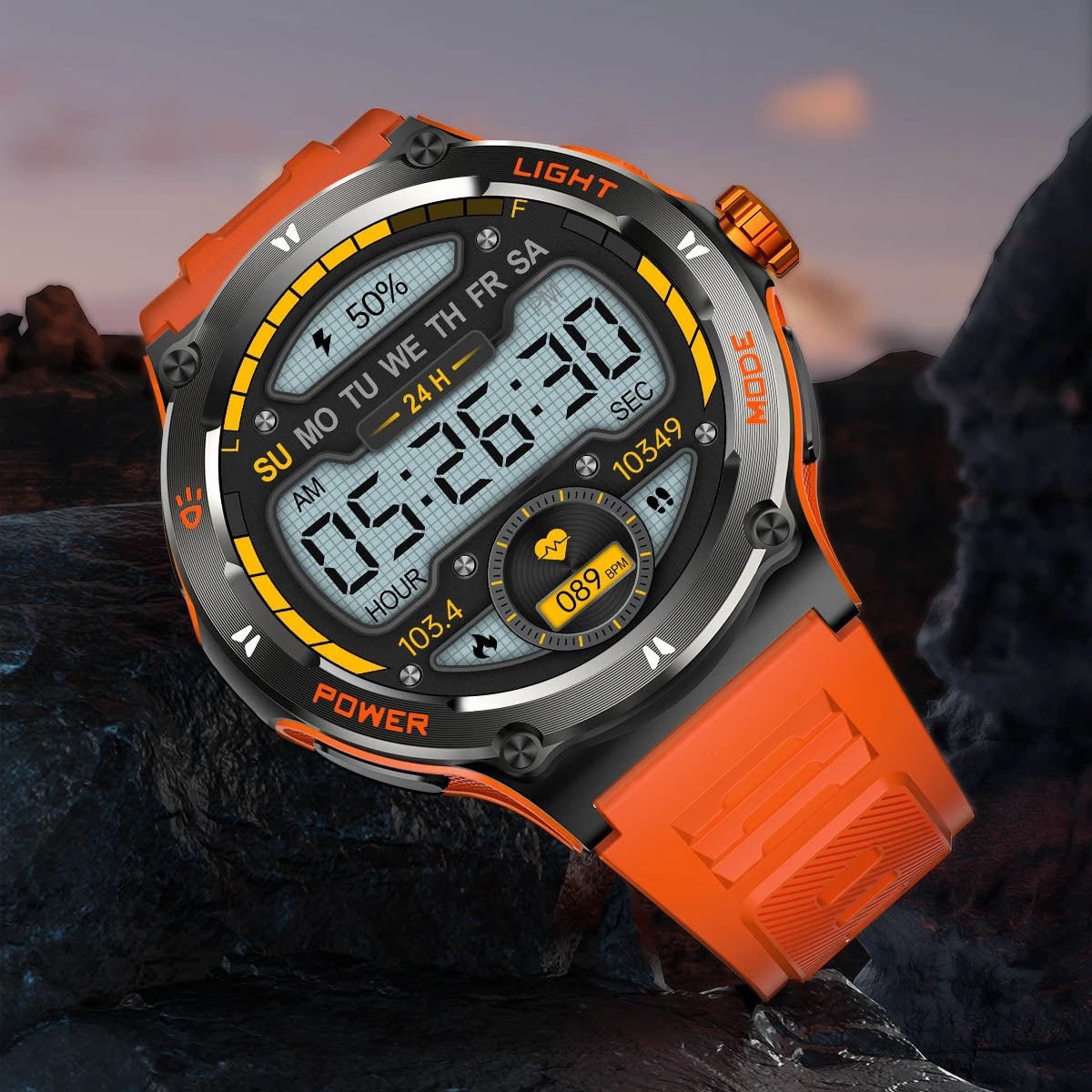 NANOCAM™ – Reloj Inteligente para Hombre con Pantalla HD y Brújula Integrada