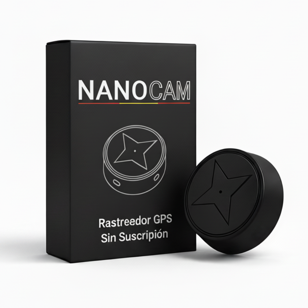 NANOCAM™ – Rastreador GPS Compacto para Automóvil con Seguimiento en Tiempo Real